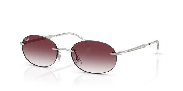 Ray Ban RB 3767 Metal Rimless Sunglasses