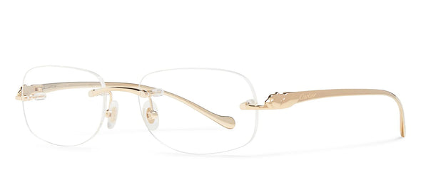 Cartier CT 0058O Metal Rimless Frame For Men