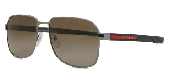 Prada SPS 54W Metal Rectangle Sunglass