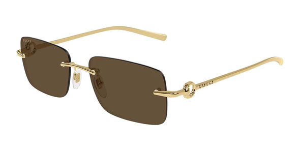 Gucci GG 1703S  Metal Rimless Sunglass
