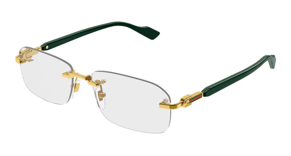Gucci GG 1221O Rimless Metal Frame