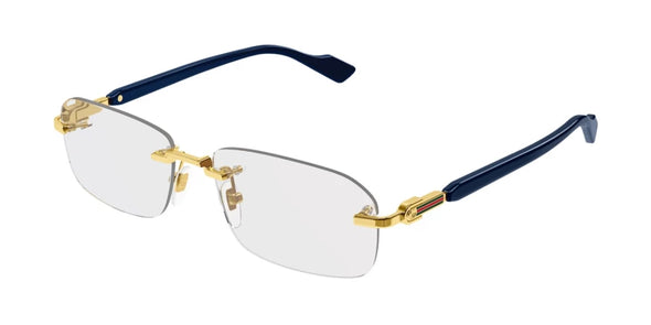 Gucci GG 1221O Rimless Metal Frame