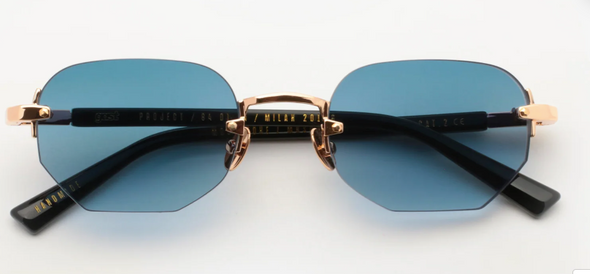 Gast MOONSTONE Rimless Hexagon  Metal Sunglass