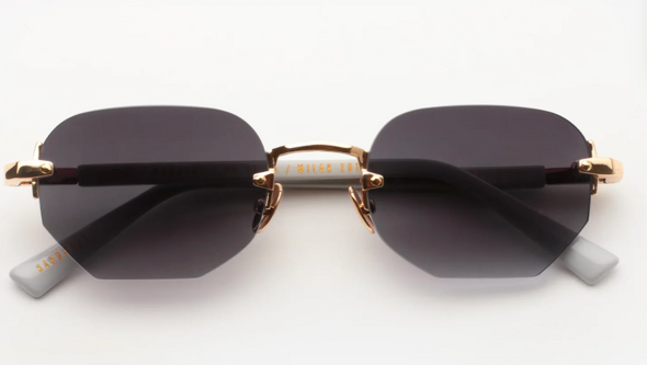 Gast MOONSTONE Rimless Hexagon  Metal Sunglass