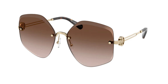 Tory Burch TY 6111 Metal Rimless Sunglasses