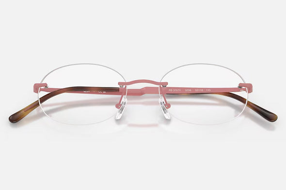 Ray Ban RB 3767V Metal Rimless Frame