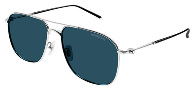 Mont Blanc MB 0417SA TITANIUM  Sunglasses