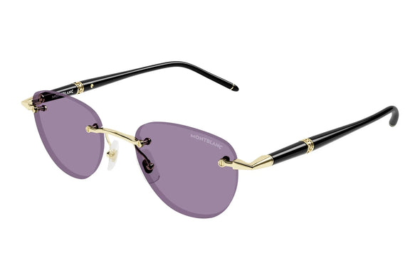 Mont Blanc MB 0412S Metal Rimless Sunglass