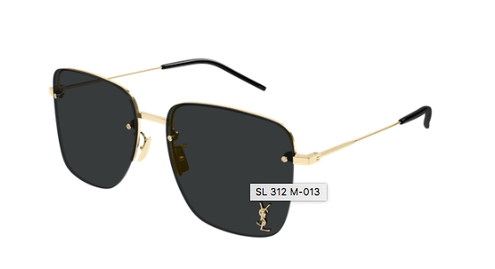 Saint Laurent SL 312M Metal Supra Sunglasses