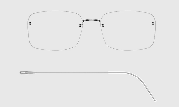 Lindberg 2536D Spirit Titanium Rimless Frame