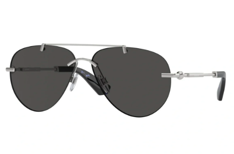 Burberry BE 3151 Metal Rimless Sunglasses