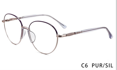 30th Feb Eyewear Metal Spectacle Frame GZ 1013