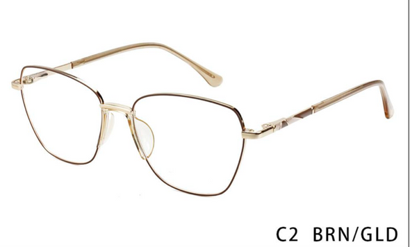 30th Feb Eyewear Metal Spectacle Frame GZ 1015