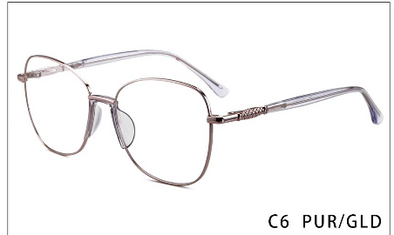 30th Feb Eyewear Metal Spectacle Frame GZ1014