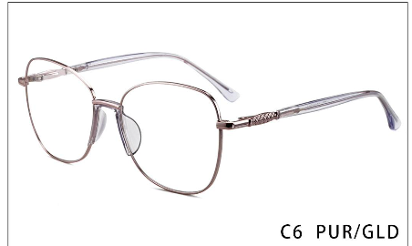 30th Feb Eyewear Metal Spectacle Frame GZ1014