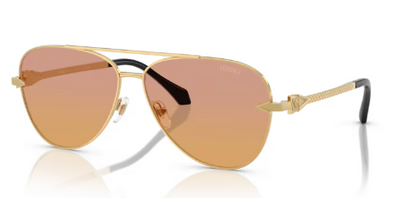 VERSACE VE 2283 Metal Aviator Sunglsses