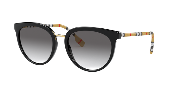 Burberry BE 4316 Acetate Metal Combo Sunglasses