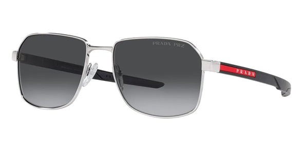 Prada SPS 54W Metal Rectangle Sunglass