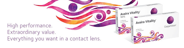 Avaira Vitality 2 Week Dispoasable Contact Lenses By Cooper Vision-6 Lens Pack