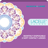 Lacelle Monthly Disposable Color Contact Lenses by Bausch & Lomb -2 Lens pack
