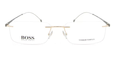 Boss1266/B Titanium Rimless Frame