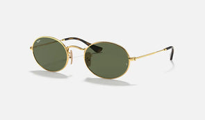 Ray Ban RB 3547 Oval Metal Sunglasses Unisex