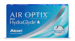 AIR OPTIX Hydraglyde Monthly  Disposable soft Contact lenses By ALCON -6 Lens Pack