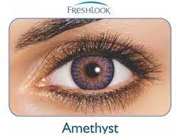 FRESHLOOK COLORBLENDS Monthly Disposable ( AMETHYST) Color Contact Lenses-2 Lens pack BY ALCON