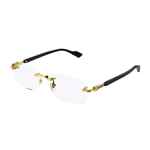 Gucci GG 1221O Rimless Metal Frame