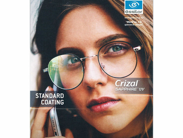 Crizal Sapphire UV 360 Anti Reflection Spectacle Lenses