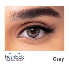 FRESHLOOK COLORBLENDS Monthly Disposable ( GRAY) Color Contact Lenses-2 Lens pack BY ALCON
