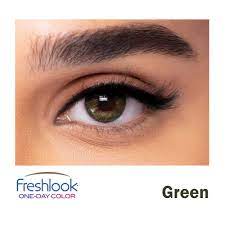 FRESHLOOK COLORBLENDS Monthly Disposable ( GREEN) Color Contact Lenses-2 Lens pack BY ALCON