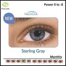 FRESHLOOK COLORBLENDS Monthly Disposable (STERLING GRAY) Color Contact Lenses-2 Lens pack BY ALCON