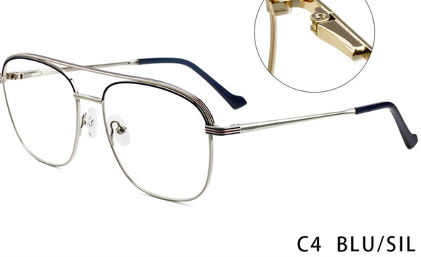 30th Feb Eyewear Metal Spectacle Frame GZ 1360