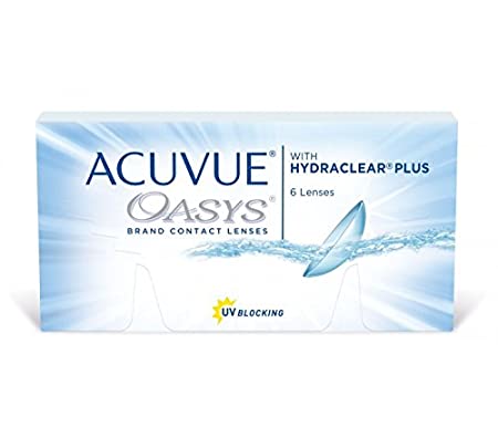 Acuvue Oasys with Hydraclear 2 week Disposable Lenses - 12 Lens Pack (Plus power)