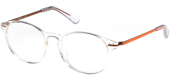 Diesel DL 5315 Clear Acetate  Frame with Neon Temples