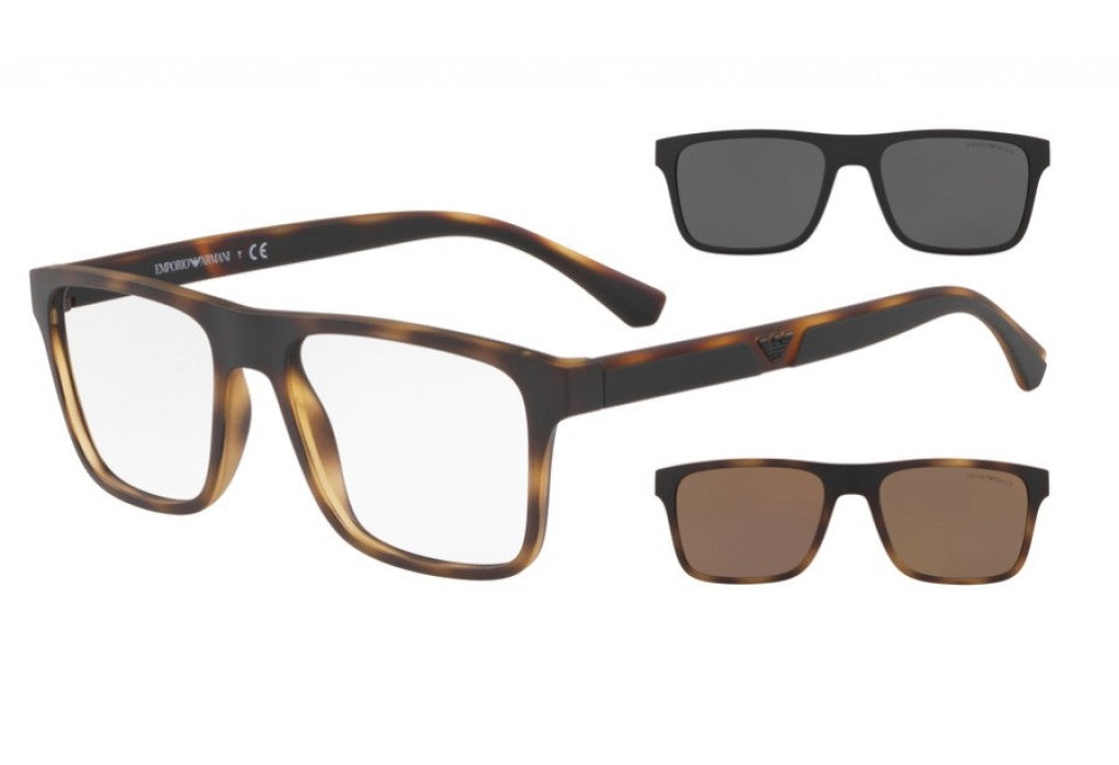 Emporio Armani EA 4115 Acetate Frame with Sunglasses Clip On