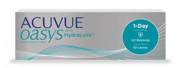 1 Day Acuvue Oasys with HydraLuxe Daily Disposable Contact Lens- 30 lens pack ( Plus  Power)