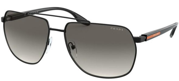 Prada SPS 55V Metal Rectangle Sunglass