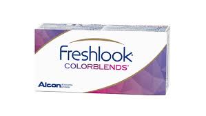 FRESHLOOK COLORBLENDS Monthly Disposable (BROWN) Color Contact Lenses-2 Lens pack BY ALCON