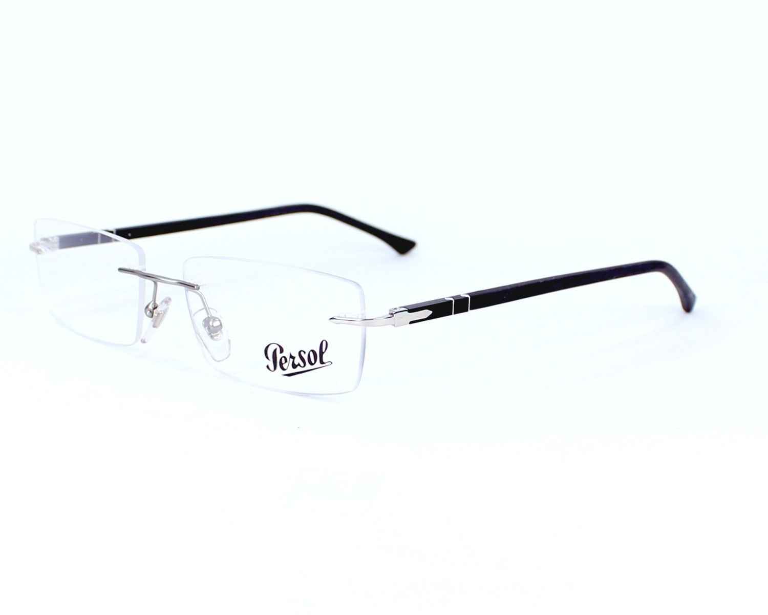 Persol hot sale rimless eyeglasses