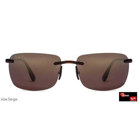 RayBan RB 4255 Rimless Polarised Sunglasses