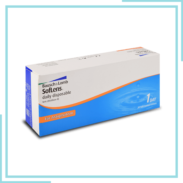 SofLens Daily Disposable Toric for Astigmatism By Bausch & Lomb-30 lens pack